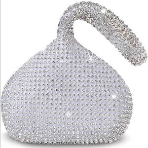 1920s Flapper Handbag Clutch in Crystal